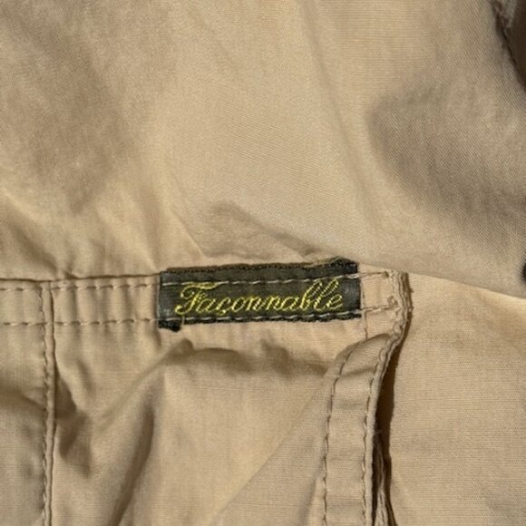 Vintage Façonnable Safari Utility Vest – Tan Cotton – 80s/90s – Multi-Pocket - Picture 4 of 7